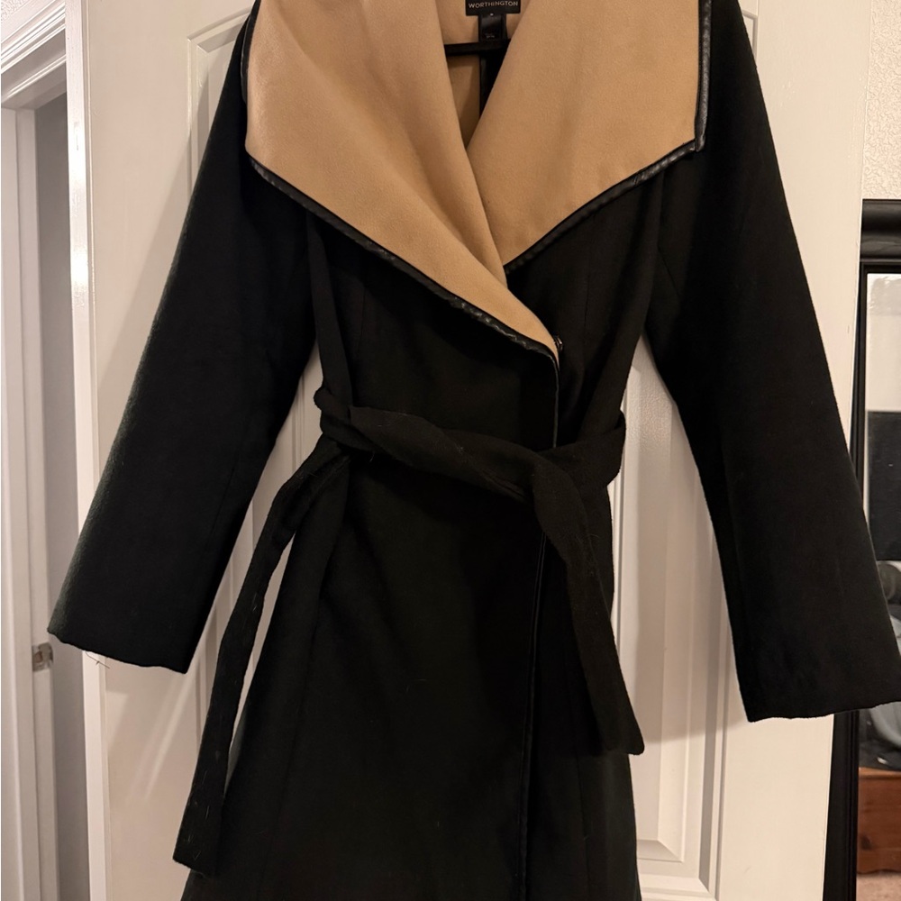 Worthington Tan and Purple Coat